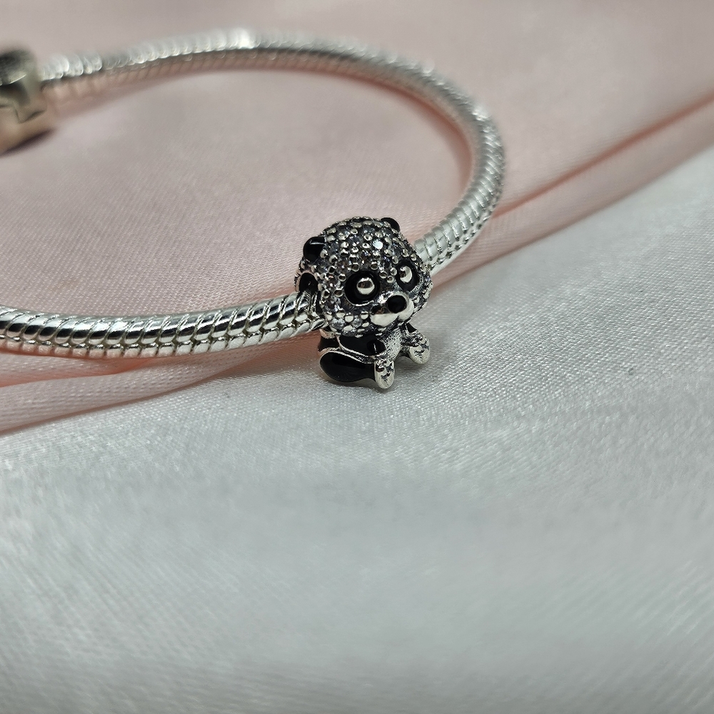 Panda Charm For Bracelet S925